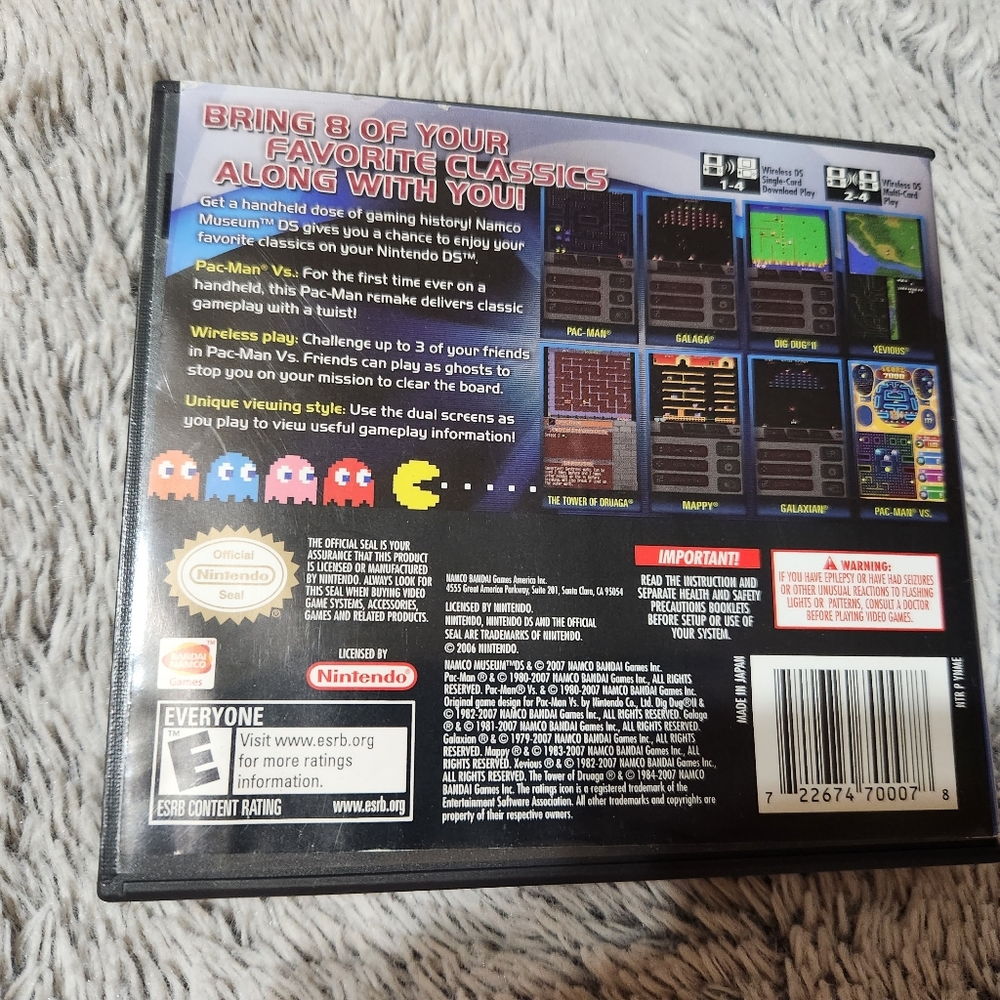 Namco Museum DS XL Games (With Case) - Picture 5 of 6